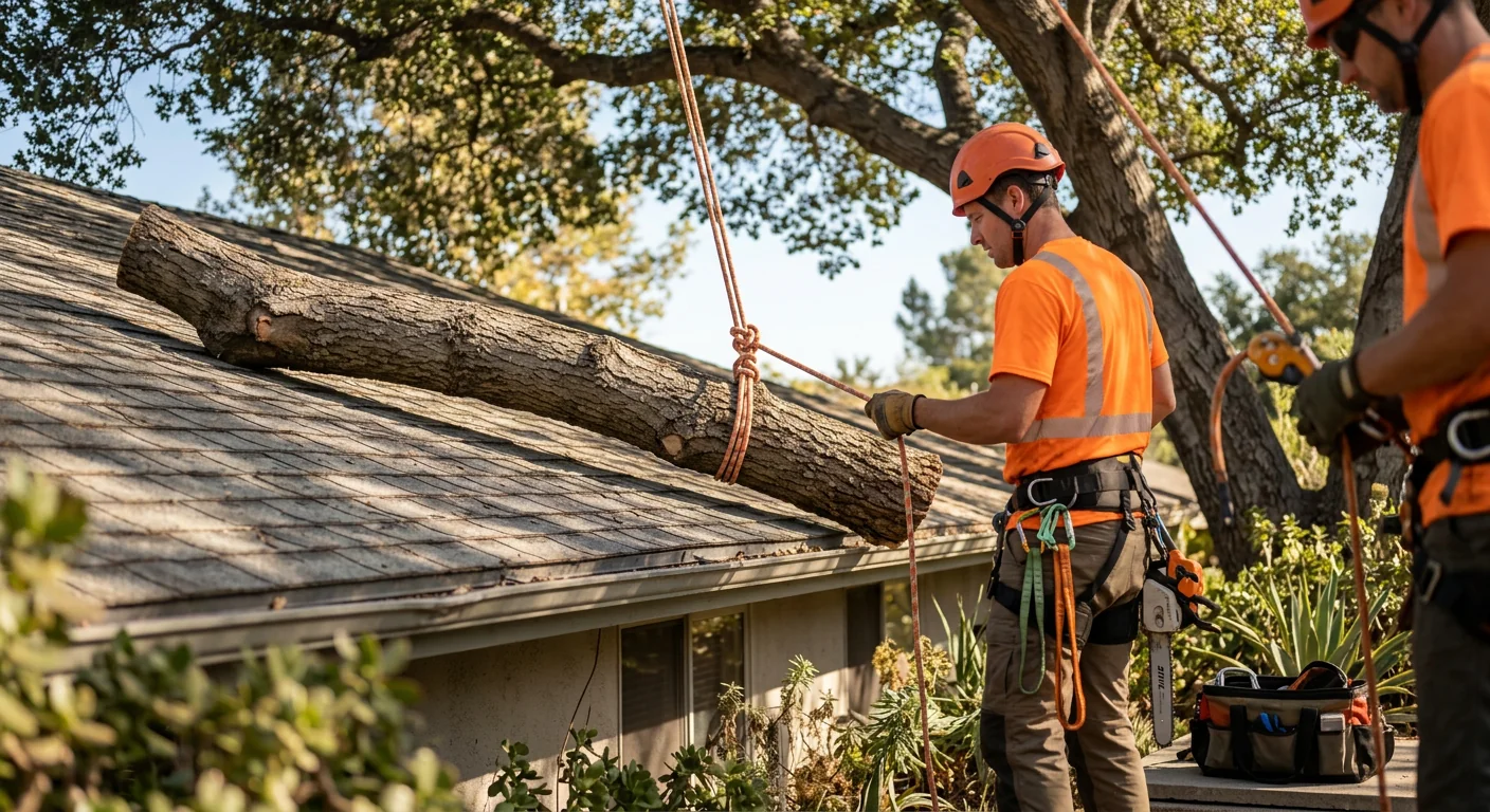 Hazard Limb Cleared From Ojai Roofline