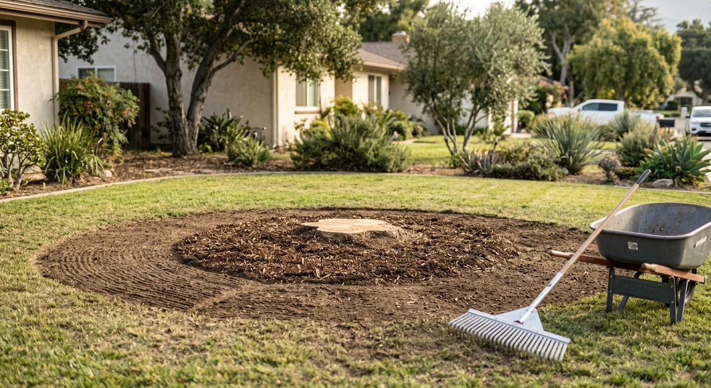 Post-Removal Stump Grinding After Tree Takedown