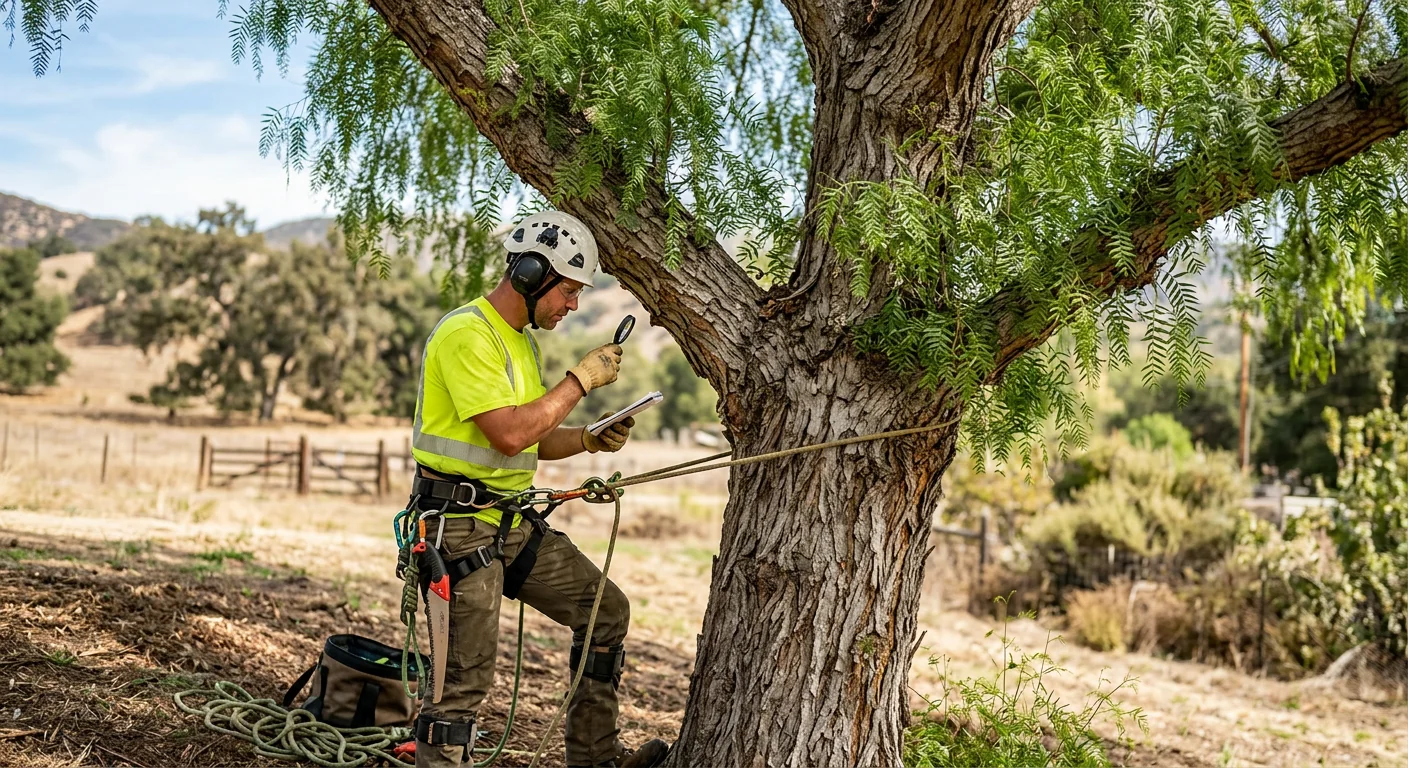 Fungal Treatment and Canopy Recovery on an Aging Pepper Tree