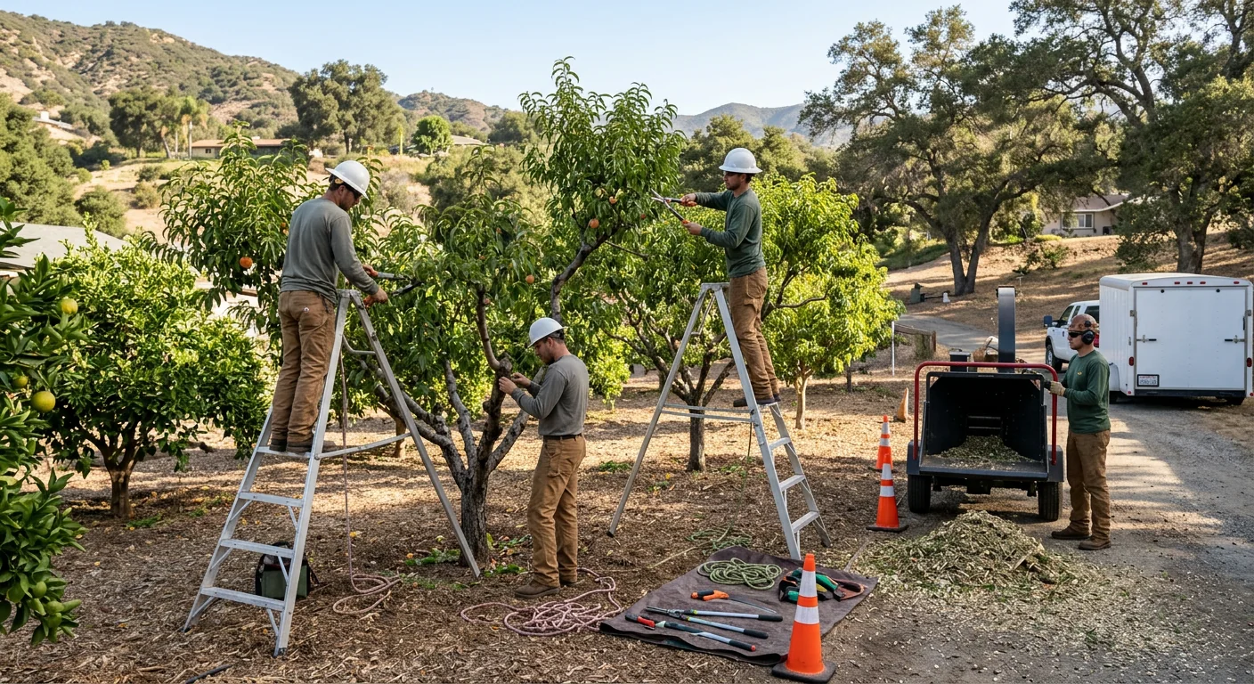 Fruit Tree Structural Pruning for a Small Orchard