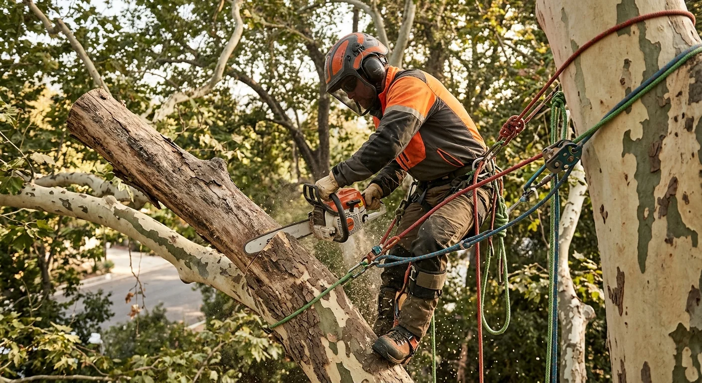 Deadwood Removal on a Heritage Sycamore