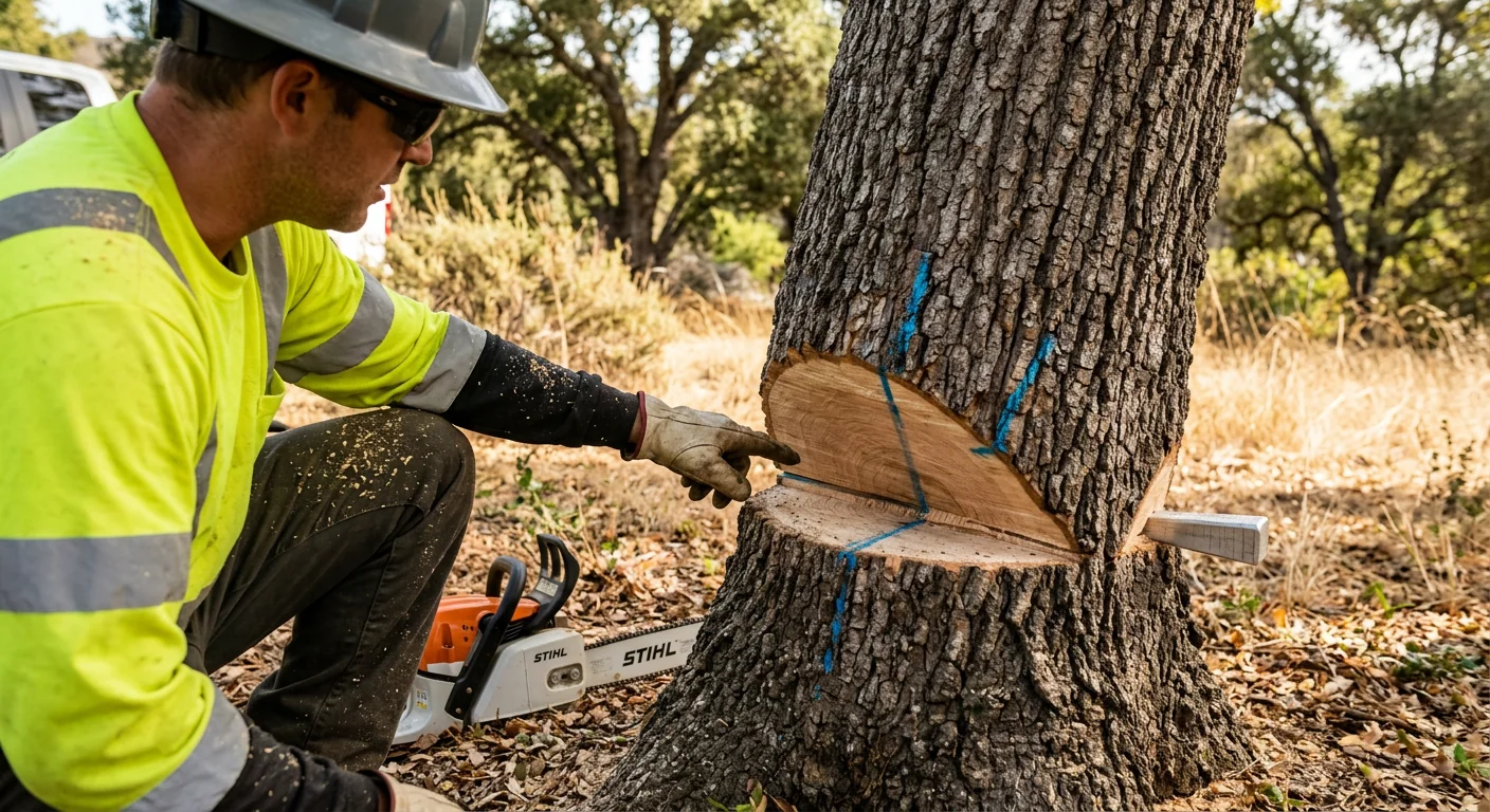 Hazardous Leaning Tree Takedown