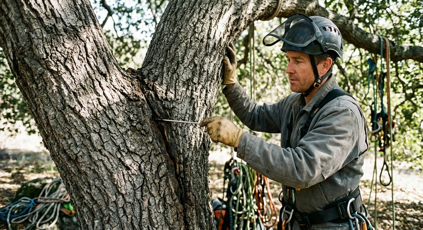 Codominant Stem Inspection with Included Bark